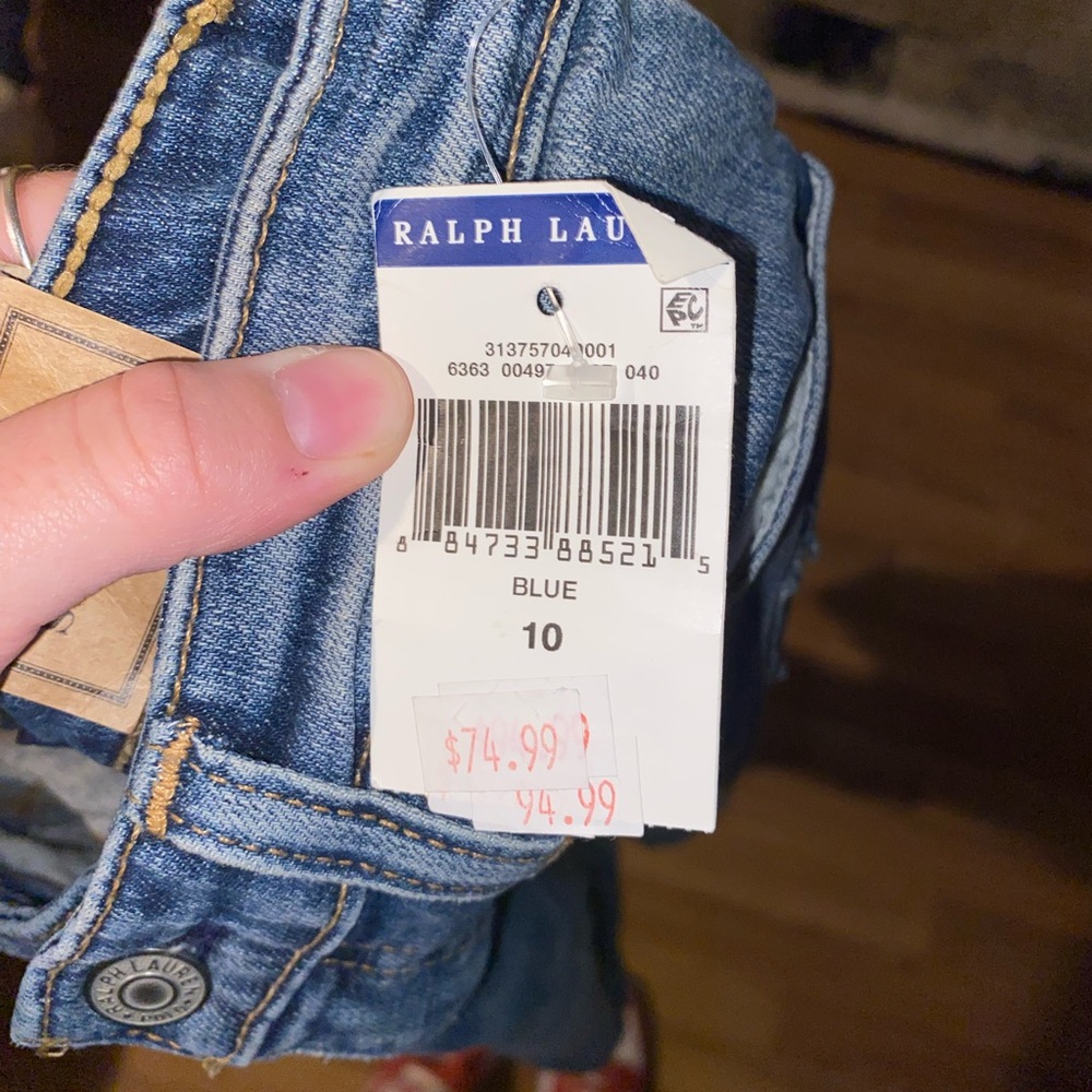 NWT Girls Polo Ralph Lauren Denim Jeans - Picture 10 of 10
